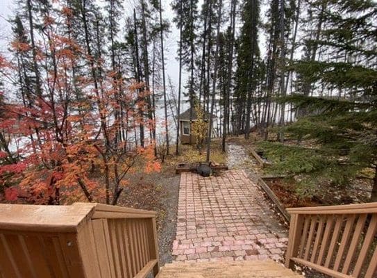 Outdoor Walkway to Lake