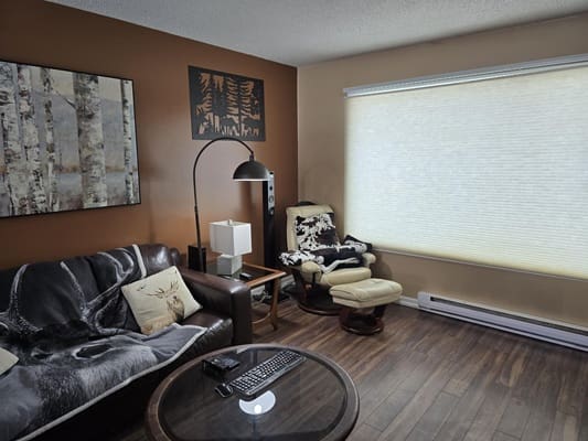 Cozy living room with modern decor.